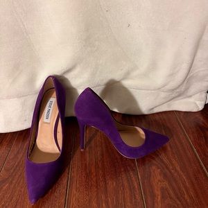 Steve Madden Daisie Purple Suede Leather size 7